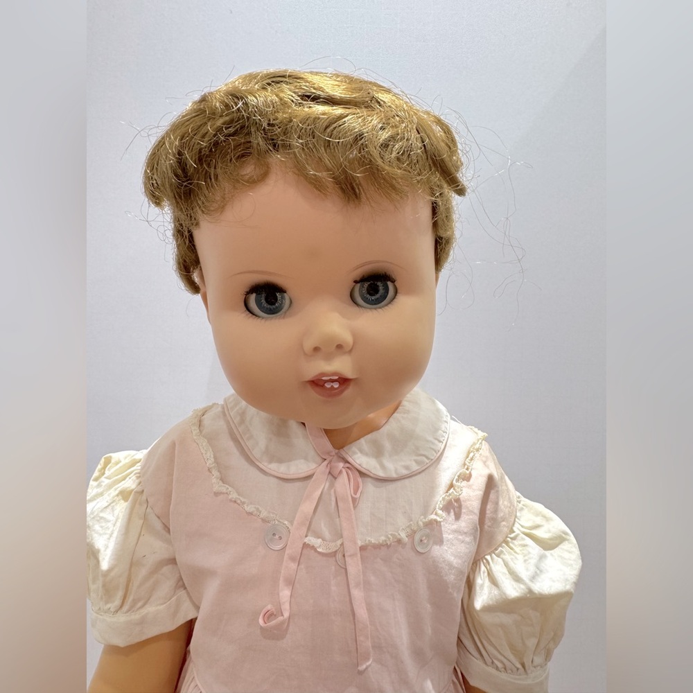 Vintage 30 inch stamped American Made 1960 Toodles Doll Non-walker - Picture 3 of 15
